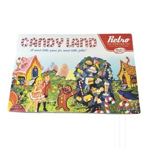 Hasbro Candy Land Board Game Retro Series 1967 Edition